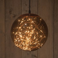 LED Kugel 'Smokey', 125 LEDs, Ø ca. 25 cm