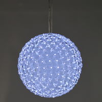 LED-Kugel 'Sterne', kaltweiß, ca. Ø 25 cm