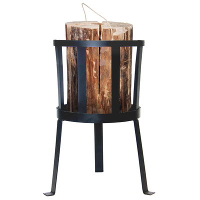 Feuerkorb für Schwedenfeuer, schwarz, Weichstahl, ca. 31,5 x 28 x 40,5 cm Feuerkorb für Schwedenfeuer, schwarz, Weichstahl, ca. 31,5 x 28 x 40,5 cm