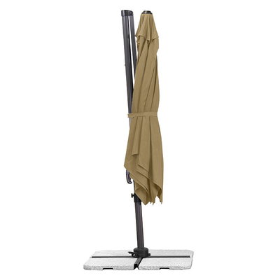 Sonnenschirm Rhodos eco Twist, ca. 270 x 270 cm, taupe