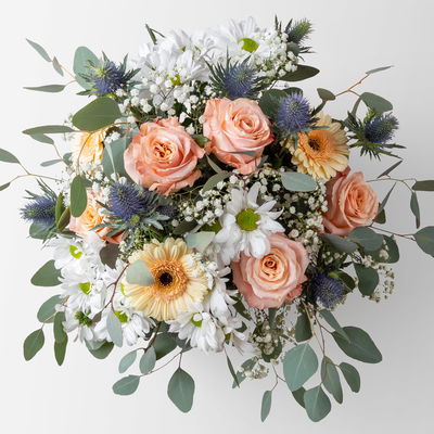 Blumenstrauß 'Los Angeles', handgebunden