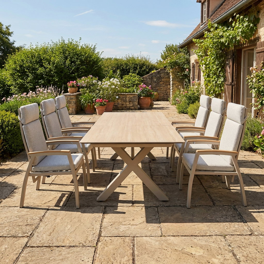 Kölle Hochlehnersessel 'Taunus' inkl. Auflagen, mokka/grau Kölle Hochlehnersessel 'Taunus' inkl. Auflagen, mokka/grau