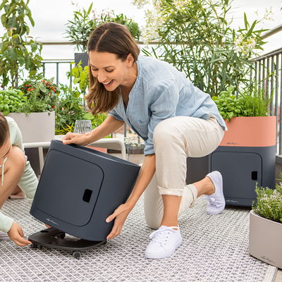 Lechuza 'Pila Color Storage', korallrot, ca. 35 x 35 x H 32,5 cm Lechuza 'Pila Color Storage', korallrot, ca. 35 x 35 x H 32,5 cm
