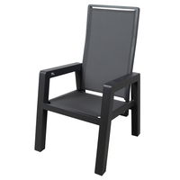 Kölle Hochlehnersessel 'Windsor' inkl. Auflagen, grau