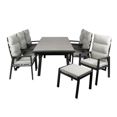 Kölle Ausziehtisch 'Sumba', grau, ca. 200-260 x 100 x H75 cm Kölle Ausziehtisch 'Sumba', grau, ca. 200-260 x 100 x H75 cm