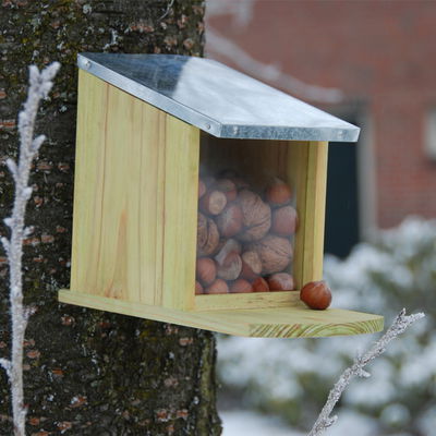 Eichhörnchen-Futterhaus
