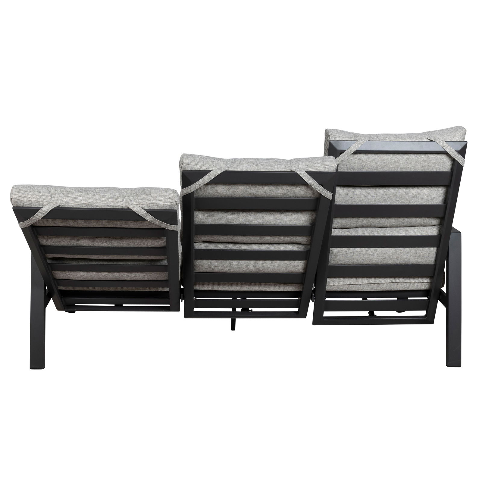 Kölle Loungesofa 'Kreta' inkl. Auflagen, 3-Sitzer, grau