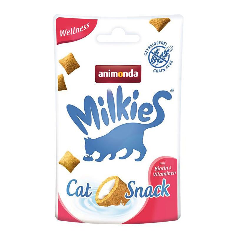 Animonda Cat Snack Milkie Knuspertaschen, Wellness, 30g