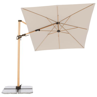 Doppler Pendelschirm 'Alu-Wood Ultra AX', natur, ca. 300 x 220 cm Doppler Pendelschirm 'Alu-Wood Ultra AX', natur, ca. 300 x 220 cm