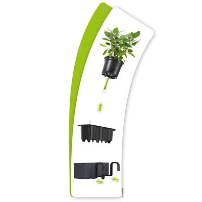 Lechuza 'Cube Color Triple', sandbraun, ca. 40 x 14 x H 13,5 cm