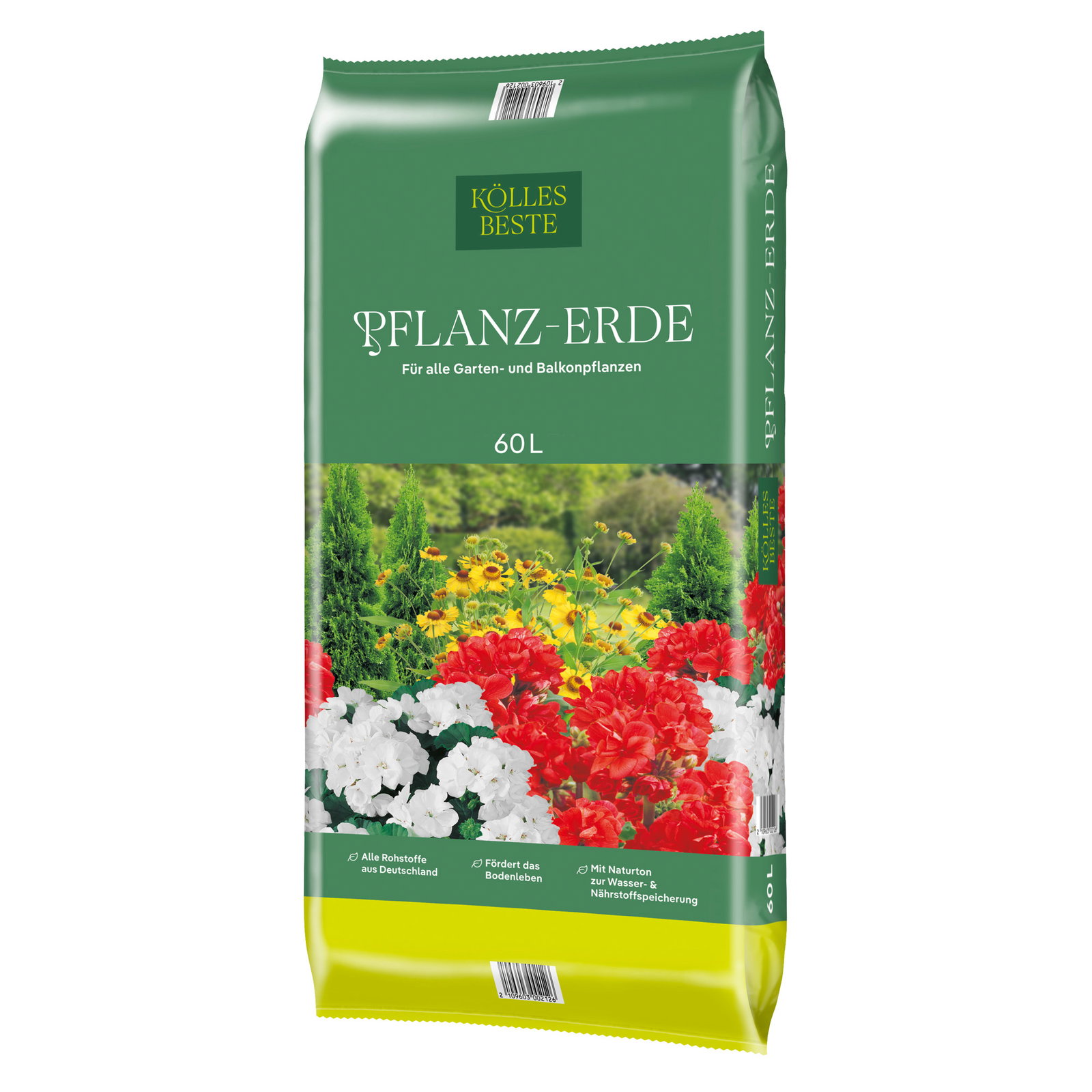Kölles Beste Pflanzerde, torfreduziert 60 Liter