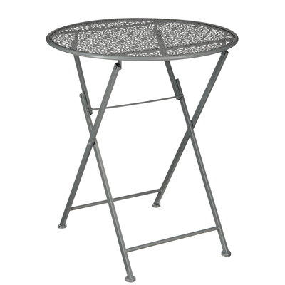 Klapptisch 'Thalia', dunkelgrau, ca. Ø60 x H70 cm Klapptisch 'Thalia', dunkelgrau, ca. Ø60 x H70 cm