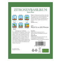 Kölles Beste Kräutersamen Zitronenbasilikum Sweet Lemon