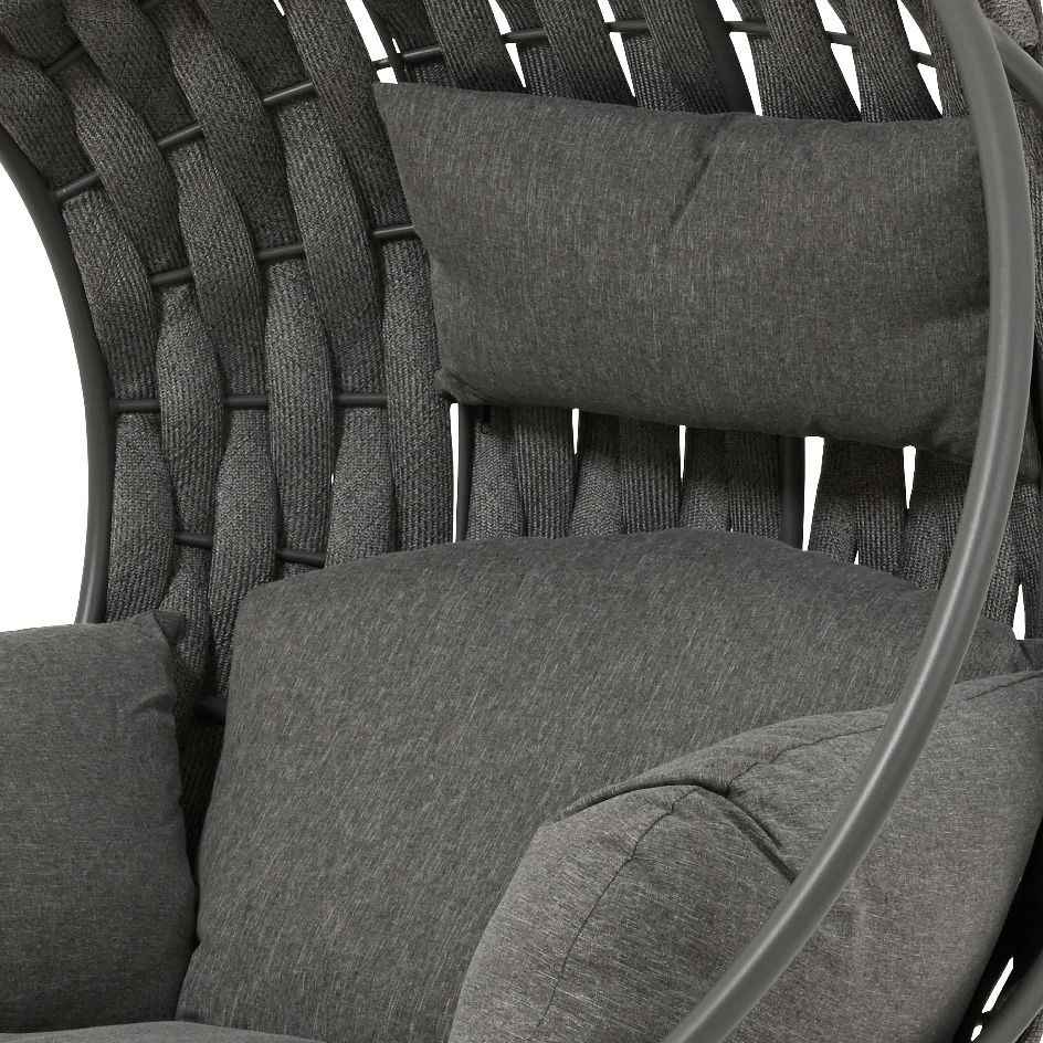 Drehsessel 'Houston' inkl. Kissen, anthrazit