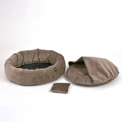 Kuschelinsel 'Lajos S', taupe, Ø 50 cm Kuschelinsel 'Lajos S', taupe, Ø 50 cm