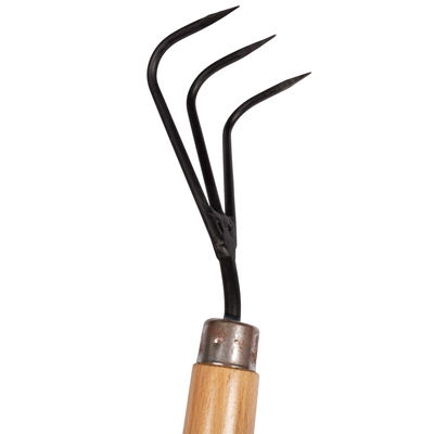 Kölle Grubber, handgeschmiedet, Kohlenstoffstahl, Stiel 50 cm, Buche Kölle Grubber, handgeschmiedet, Kohlenstoffstahl, Stiel 50 cm, Buche