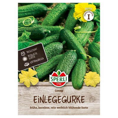 Sperli Saatgut Einlegegurke 'Conny', grün