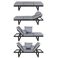 Kölle Liegesofa 'Madeira' inkl. Auflagen, grau