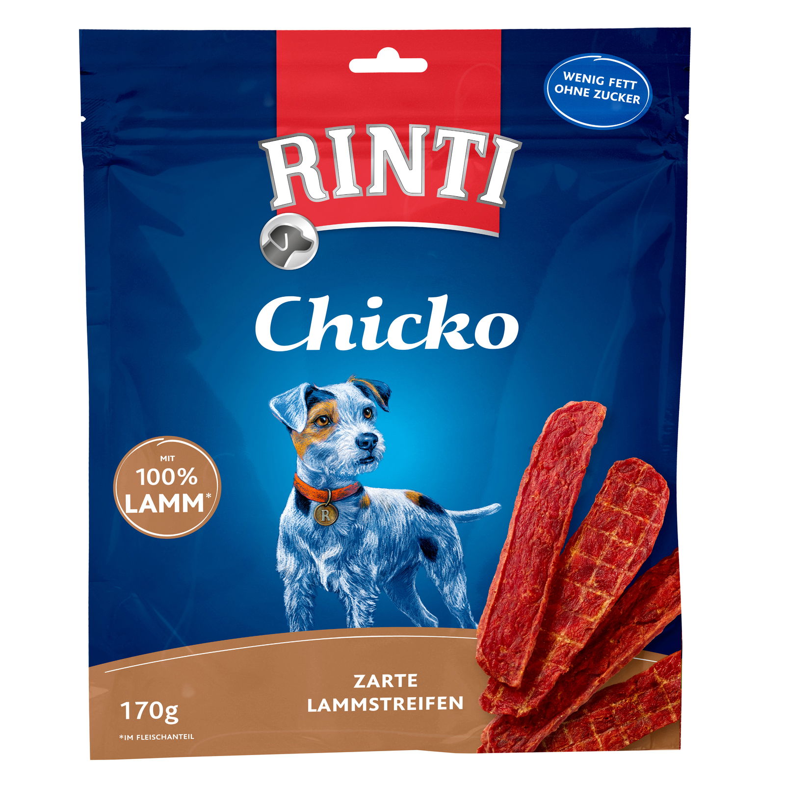 Rinti Chicko, Lammstreifen, 170 g