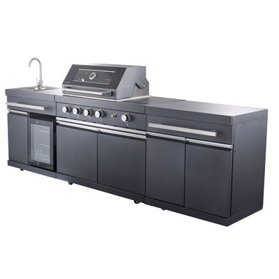 Buschbeck Outdoorküche 'Kingrange', schwarz Buschbeck Outdoorküche 'Kingrange', schwarz