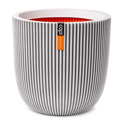 Capi Europe Pflanzgefäß 'Groove', elfenbein, ca. Ø 54 x H 52 cm Capi Europe Pflanzgefäß 'Groove', elfenbein, ca. Ø 54 x H 52 cm