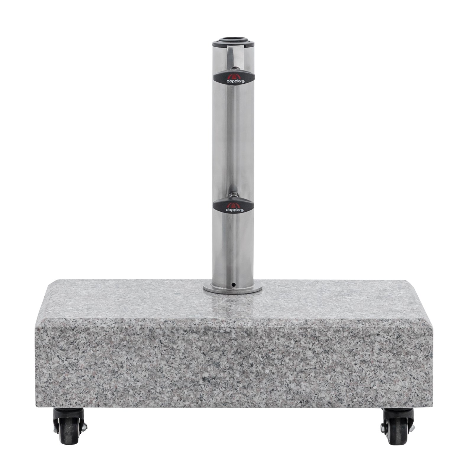 Doppler Granit-Schirmsockel, grau, ca. 16 x 45 x 33 cm, 25 kg