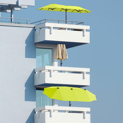 Sonnenschirm Salerno, mit Schutzhülle, ca. 300 x 150 cm Sonnenschirm Salerno, mit Schutzhülle, ca. 300 x 150 cm