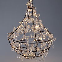 LED-Korb zum Hängen, ca. Ø 20 cm
