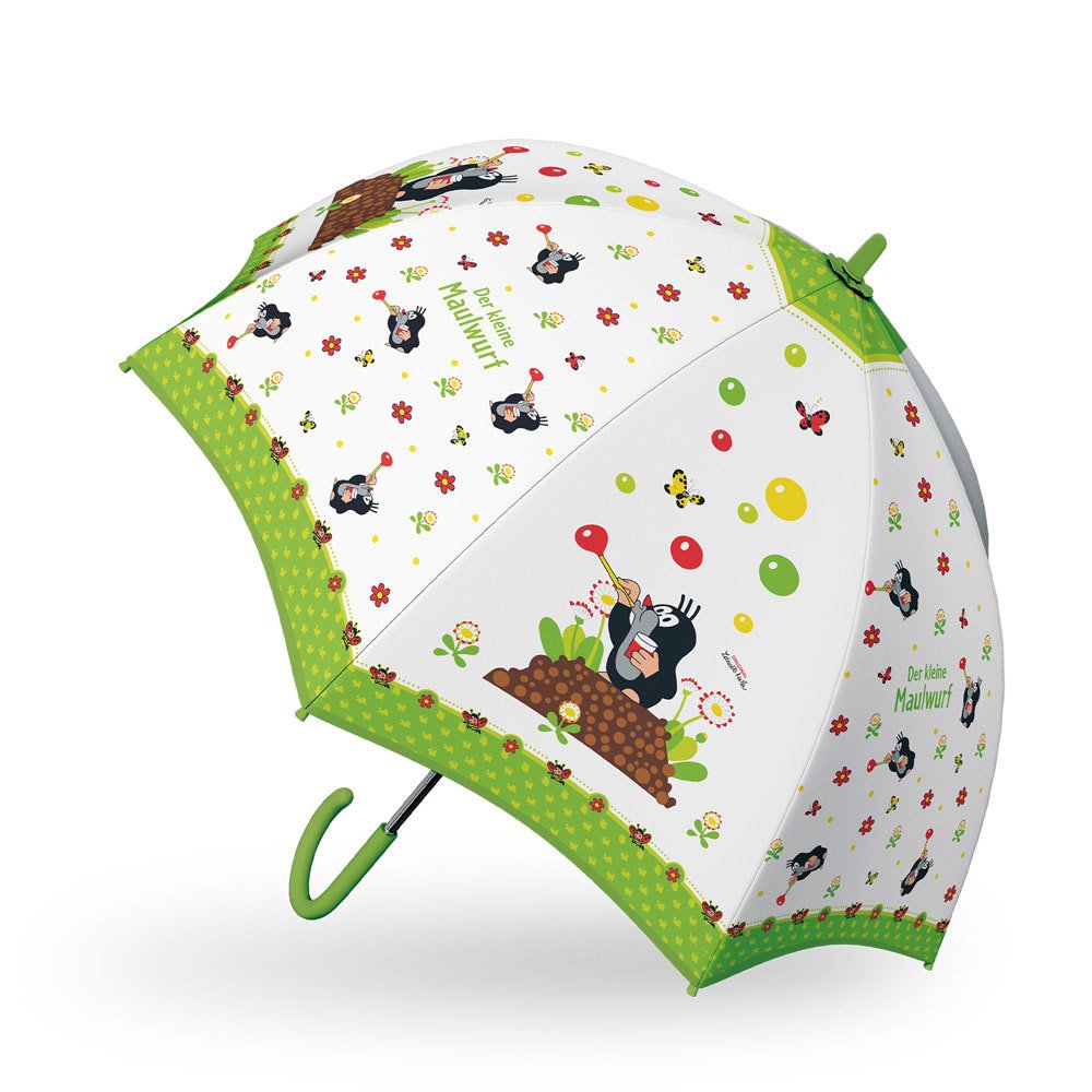 Regenschirm 'Der kleine Maulwurf', grün, Ø 65 cm