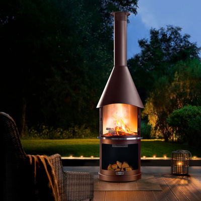 Buschbeck Edelstahlkamin 'Sidney', braun, Höhe ca. 250 cm Buschbeck Edelstahlkamin 'Sidney', braun, Höhe ca. 250 cm