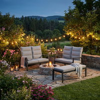 Kölle Loungesofa 'Kreta' inkl. Auflagen, 2-Sitzer, grau