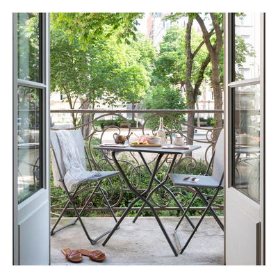 Lafuma Klapptisch 'Balcony II', grau, ca. 70 x 64 x H73 cm