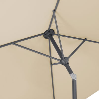 Mittelstockschirm 'Bilbao', ca. 210 x 130 cm, natur Mittelstockschirm 'Bilbao', ca. 210 x 130 cm, natur