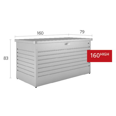 Biohort Freizeitbox Gr. 160 High, bronze-metallic, ca. 160x79x83 cm, versandkostenfreie Lieferung Biohort Freizeitbox Gr. 160 High, bronze-metallic, ca. 160x79x83 cm, versandkostenfreie Lieferung