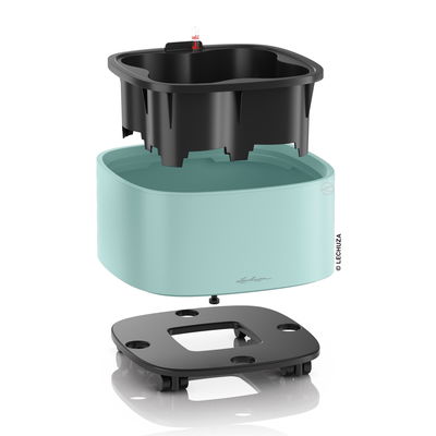 Lechuza 'Pila Color', pastellgrün, ca. 35 x 35 x H 16,5 cm