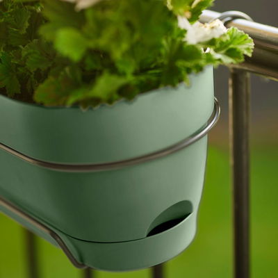 Elho Pflanzgefäß 'Vibia Campana 50 all-in-1', pistaziengrün