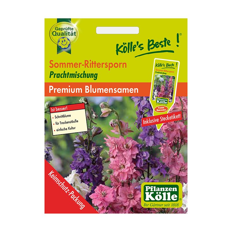 Kölle's Beste Blumensamen Rittersporn Prachtmischung (Delphinium)