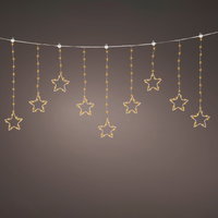 LED-Vorhang Sterne, 156 klassisch warme LEDs, ca. L 120 x H 60 cm LED-Vorhang Sterne, 156 klassisch warme LEDs, ca. L 120 x H 60 cm