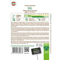 Sperli Saatgut Dill 'Sperli’s Elefant', grün