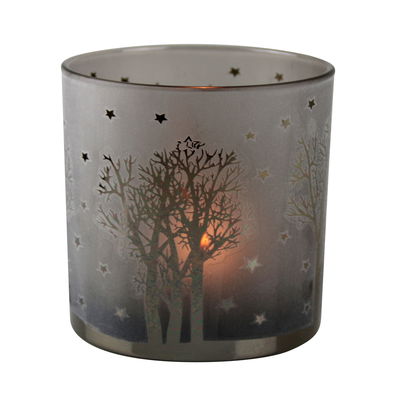 Windlicht, anthrazit, Höhe 20 x Ø 20 cm Windlicht, anthrazit, Höhe 20 x Ø 20 cm