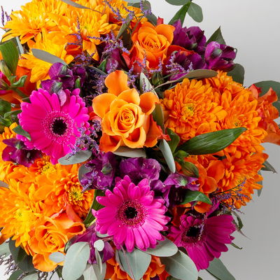 Blumenstrauß 'Barcelona', handgebunden Blumenstrauß 'Barcelona', handgebunden