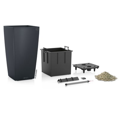 Lechuza 'Cubico Color 40', schiefergrau, ca. 39,5 x 39,5 x H 75,5 cm Lechuza 'Cubico Color 40', schiefergrau, ca. 39,5 x 39,5 x H 75,5 cm