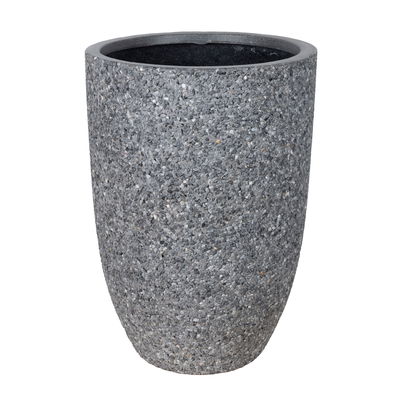 Kölles Beste Pflanzgefäß 'Stromy', dunkelgrau, ca. Ø 45 x H 58 cm