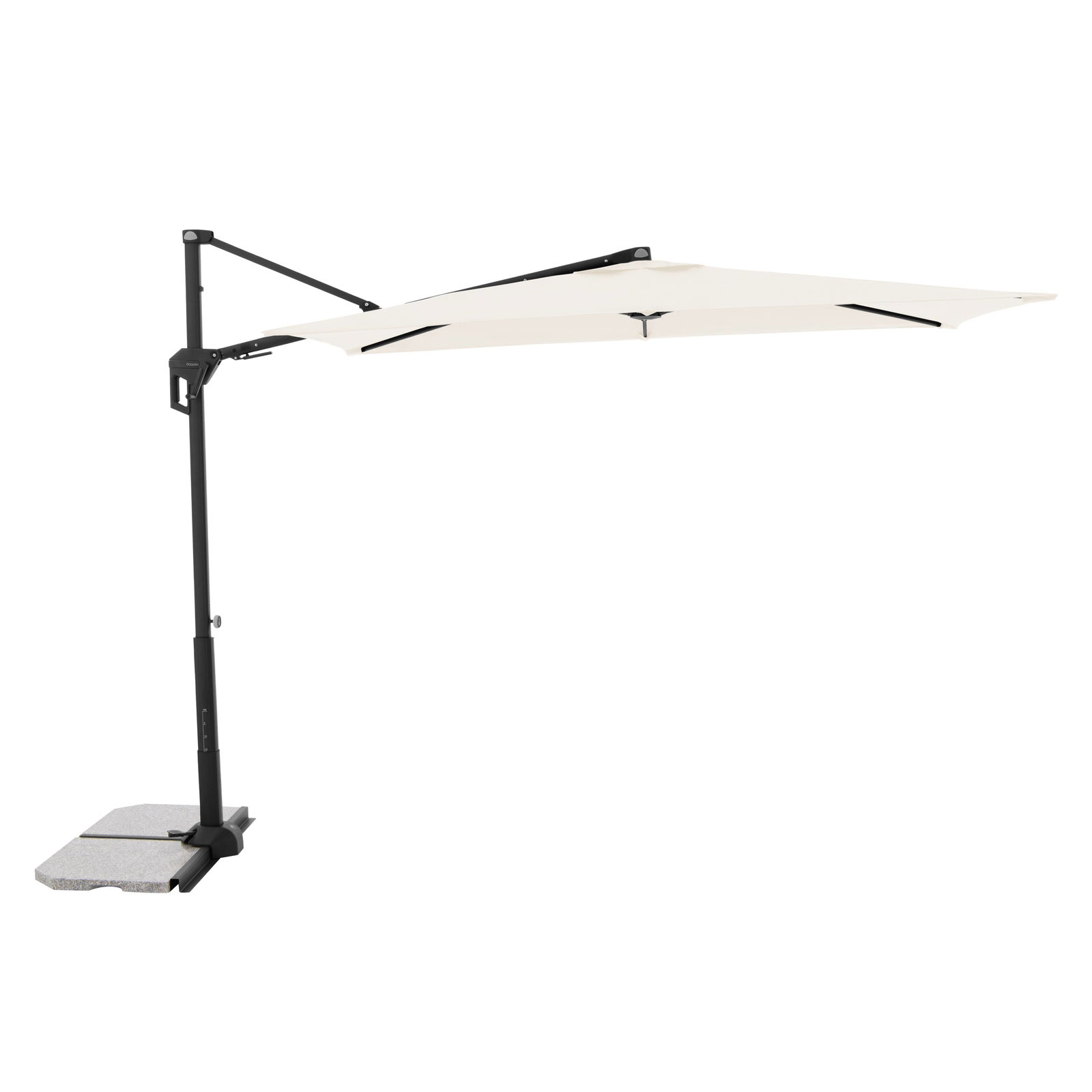 Doppler Pendelschirm 'Active', Green Edition City, natur, ca. 240 x 135 cm