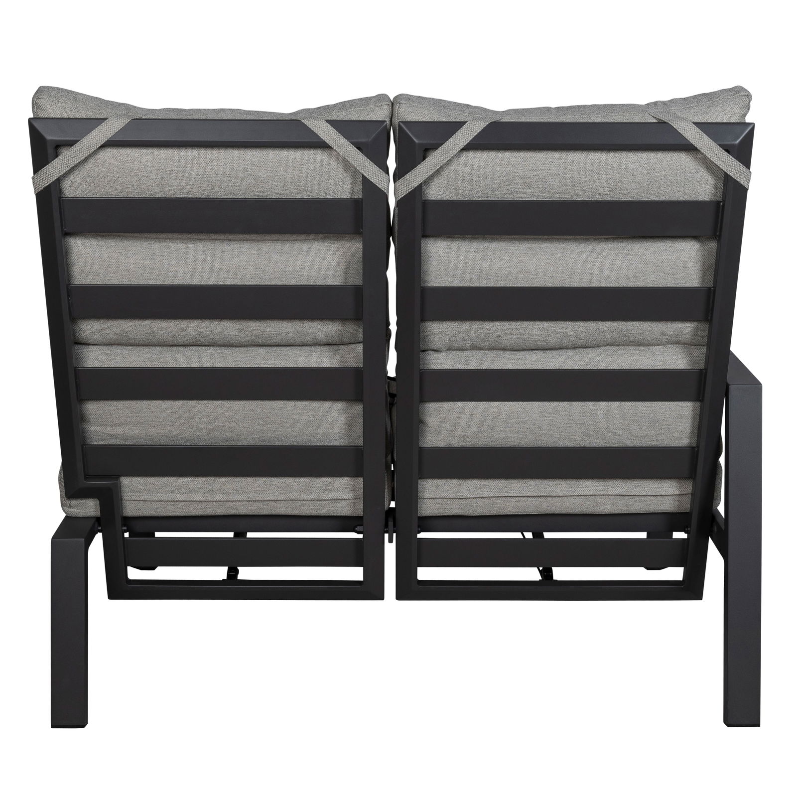 Kölle Loungegruppe 'Kreta' inkl. Auflagen, 5-teilig, grau