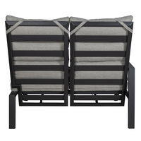 Kölle Loungegruppe 'Kreta' inkl. Auflagen, 5-teilig, grau