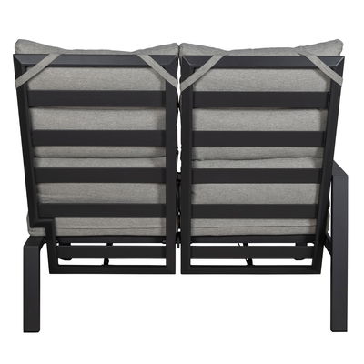 Kölle Loungegruppe 'Kreta' inkl. Auflagen, 5-teilig, grau