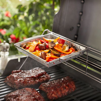 Weber® Original Elevations Tiered Cooking System Gemüsekorb Edelstahl Weber® Original Elevations Tiered Cooking System Gemüsekorb Edelstahl