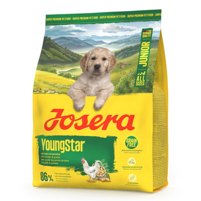 Josera Hundefutter Junior YoungStar mit Huhn & Kartoffel, 900 g