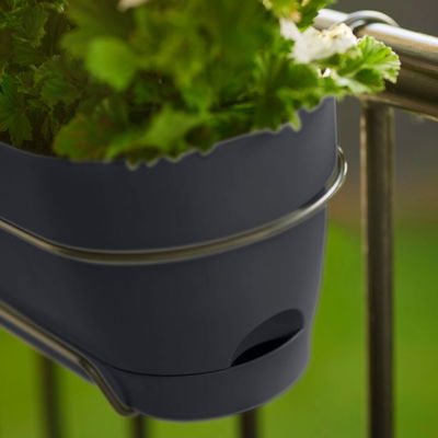 Elho Pflanzgefäß 'Vibia Campana 50 all-in-1', anthrazit Elho Pflanzgefäß 'Vibia Campana 50 all-in-1', anthrazit